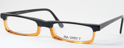 NA UND? Design MARION RAMM 31F12 SC BLACK /AMBER EYEGLASSES GLASSES 50-18-140mm