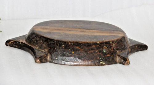 Vintage Wooden Kitchenware Parat Dough Kneading Bowl Original Old hand Carved - Picture 5 of 9