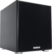 Rock Shaker 10 Black, 10" Powered Subwoofer, 600W, Deep Bass, Class-D Amp, RCA I