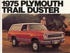 1975 Plymouth Trail Duster Sales Brochure Mint!