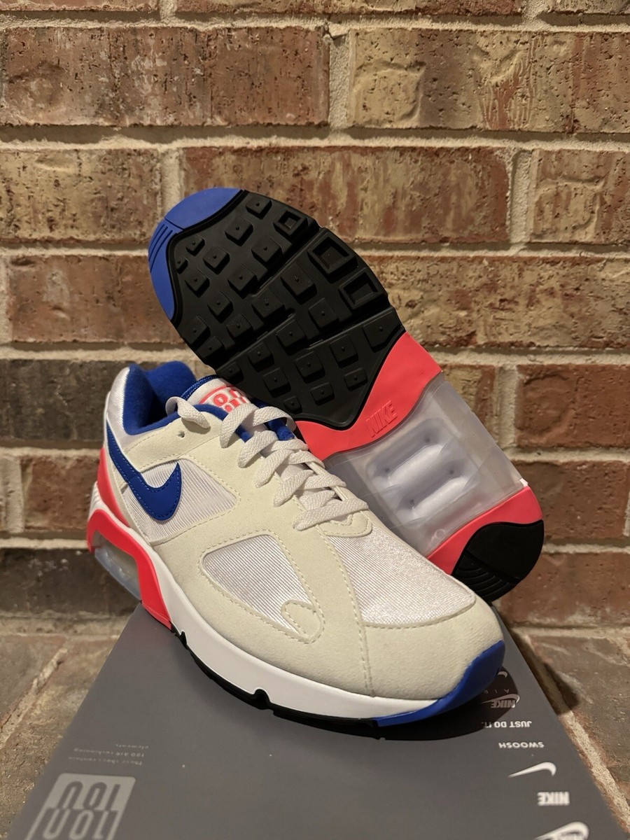 New 9 Nike Air Max 180 Ultramarine Solar Red OG 2024 Running