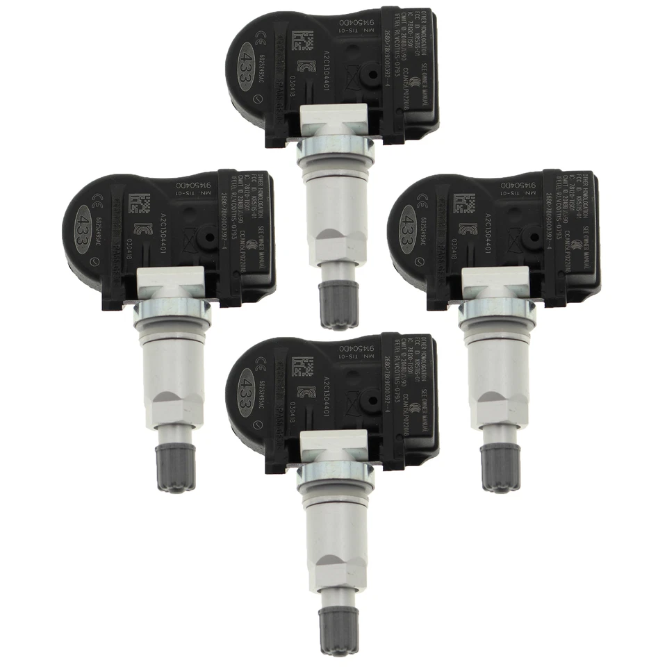 68252495AC SET (4) TPMS Sensor de Presión de Neumáticos para Dodge Durango SRT Modelo 18-20 Foto 2 de 4