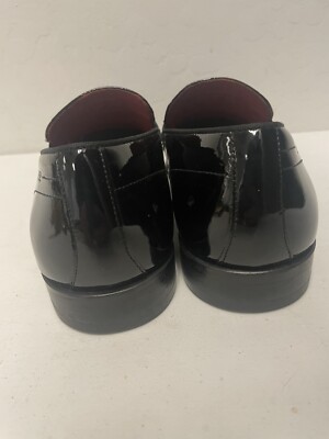 HUGO BOSS Mellion Patent Leather Grosgrain Vamp Formal 