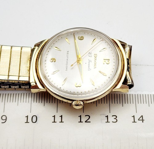 Men's Vintage 1962 Gold Plated SELFWINDING Watch BULOVA "Regatta 23" Cal.10BZAC - Picture 19 of 19