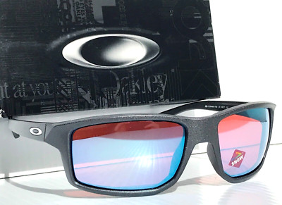 NEW Oakley GIBSTON Steel Grey PRIZM Snow Sapphire Lens Sunglass 9449-17