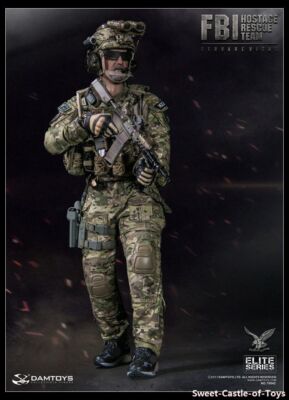 Damtoys 1/6 Dam78042 Fbi Hostage Rescue Team Agent Action Figure Toy Stock