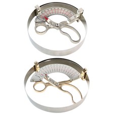 Stainless Steel Scissor Type Ruler Hat Caliper Ring Compass Cap Measuring Tools