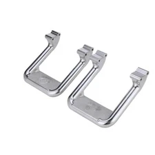 Truck Cab Side Step HOOP II; Assist/Side Step; XM3 Polished; Pair