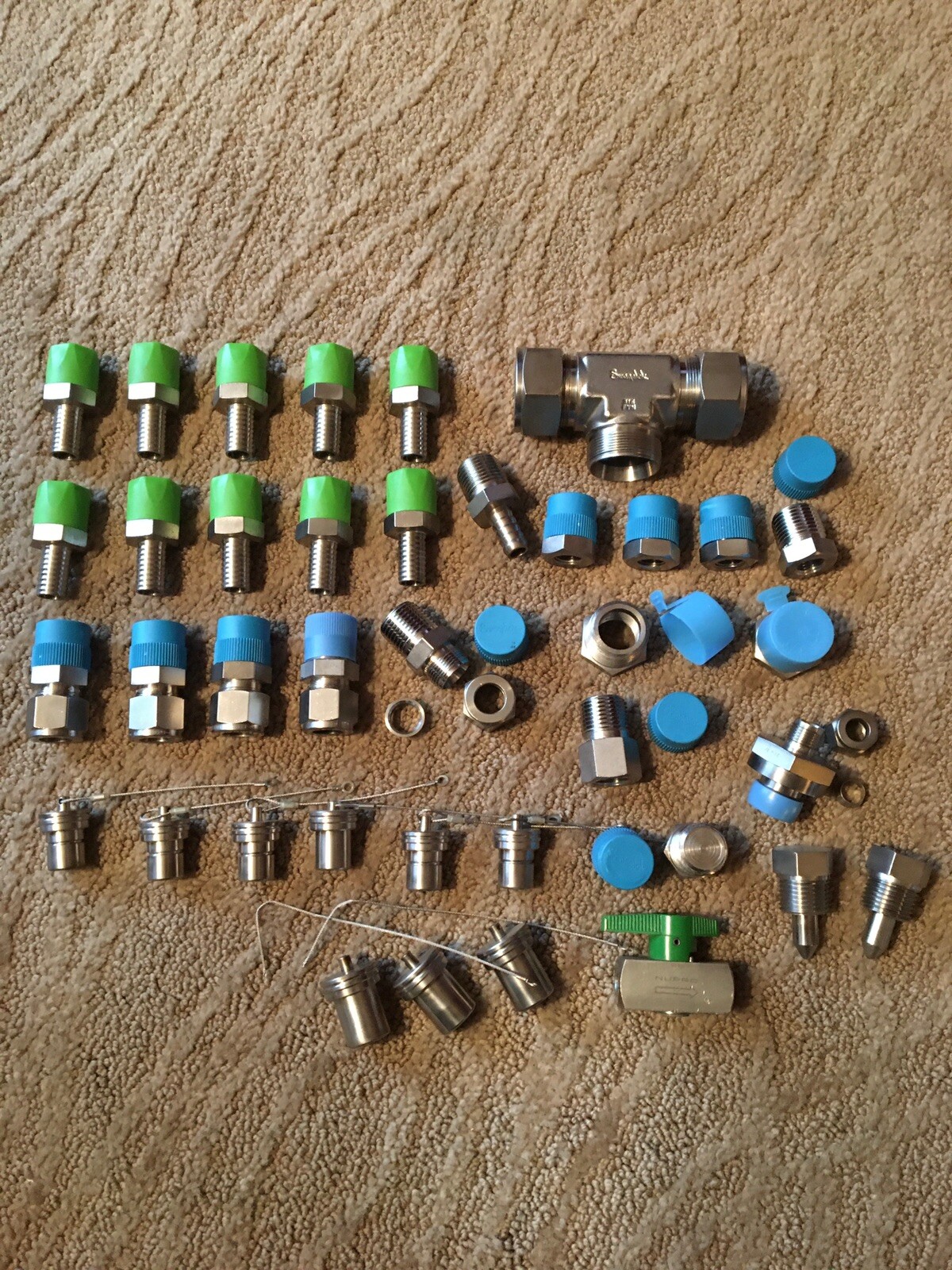 Swagelok Cajon Fittings Assortment NOS 38 Pieces eBay