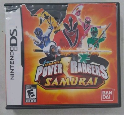 Power Rangers Samurai (Nintendo DS) - Missing Manual & Torn Artwork ...