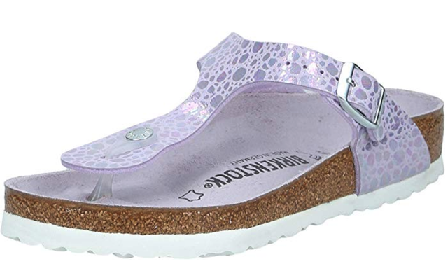 birkenstock metallic stones lilac