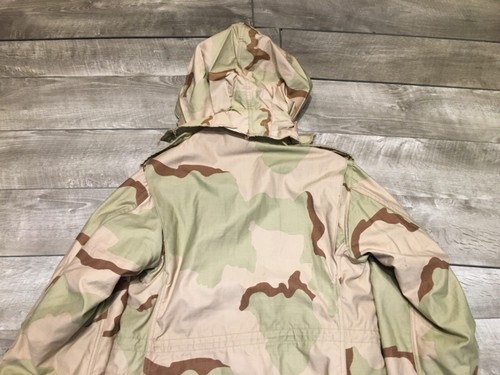 Isratex Vtg M65 Mint Chip Military Jacket Small Short Camo Cold Weather Desert - Picture 10 of 11