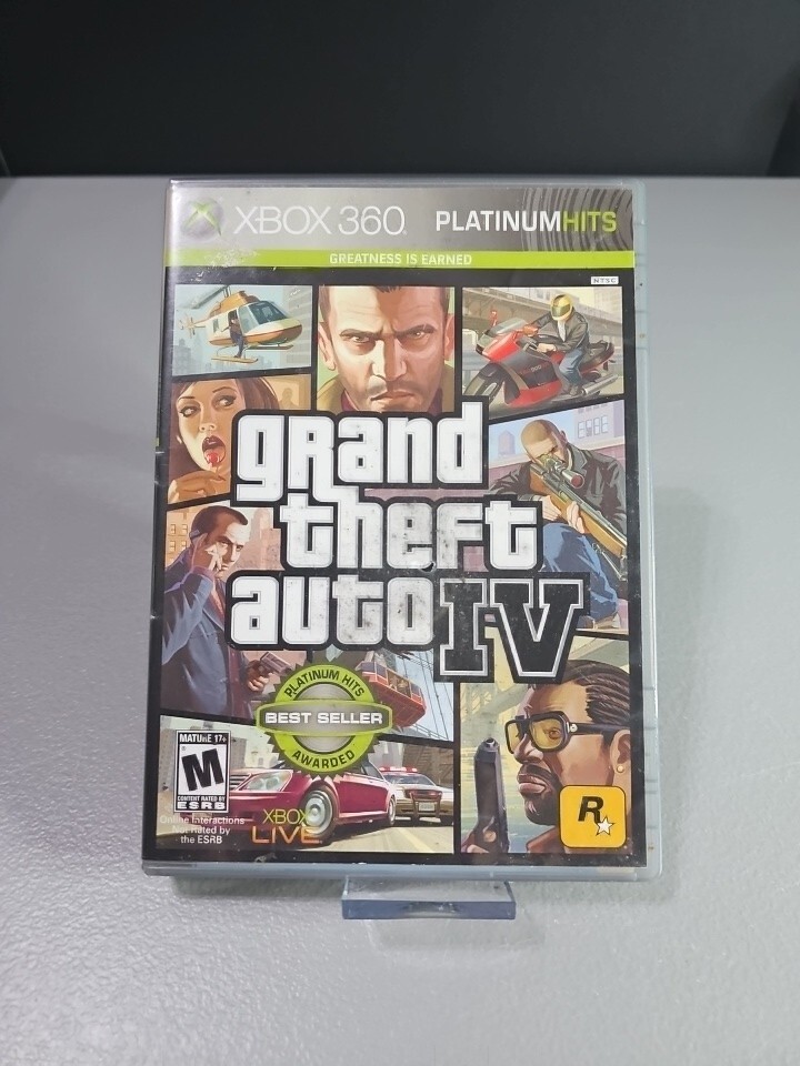 Jeu Grand Theft Auto IV Classics PAL Xbox 360 - Complet, Version Néerlandaise Avec VF - Très Bon état