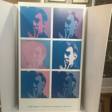 ANDY WARHOL Self Portrait 1966 Museum Modern Art 1998 Promo NY Exhibition Poster