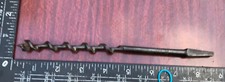 Vintage Carpentry hand Brace Auger Drill Bit 1/2' - 220 W M Ridgway Sheffield