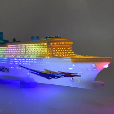 Kreuzfahrtschiff Spielzeug mit LED Blitzlicht,pädagogisches Spielzeug
