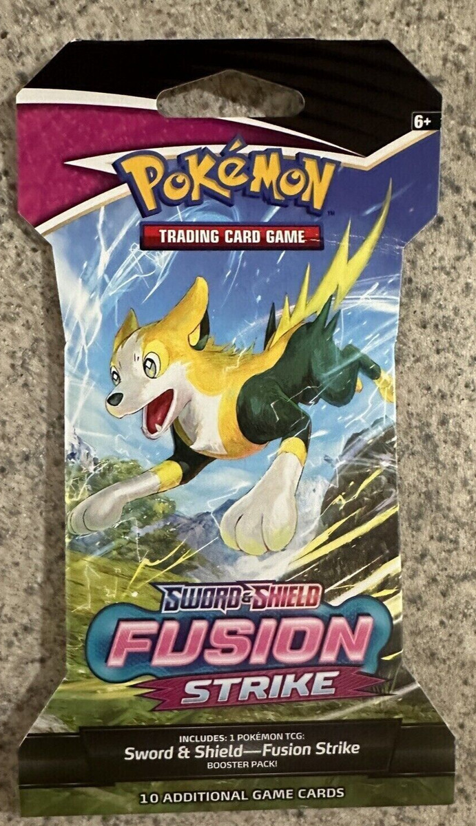 Pokémon TCG: Sword & Shield-Fusion Strike Sleeved Booster Pack (10 Cards)