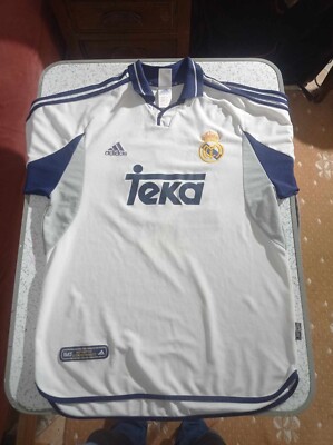 t-shirt real madrid jersey football Teka original size xl | eBay