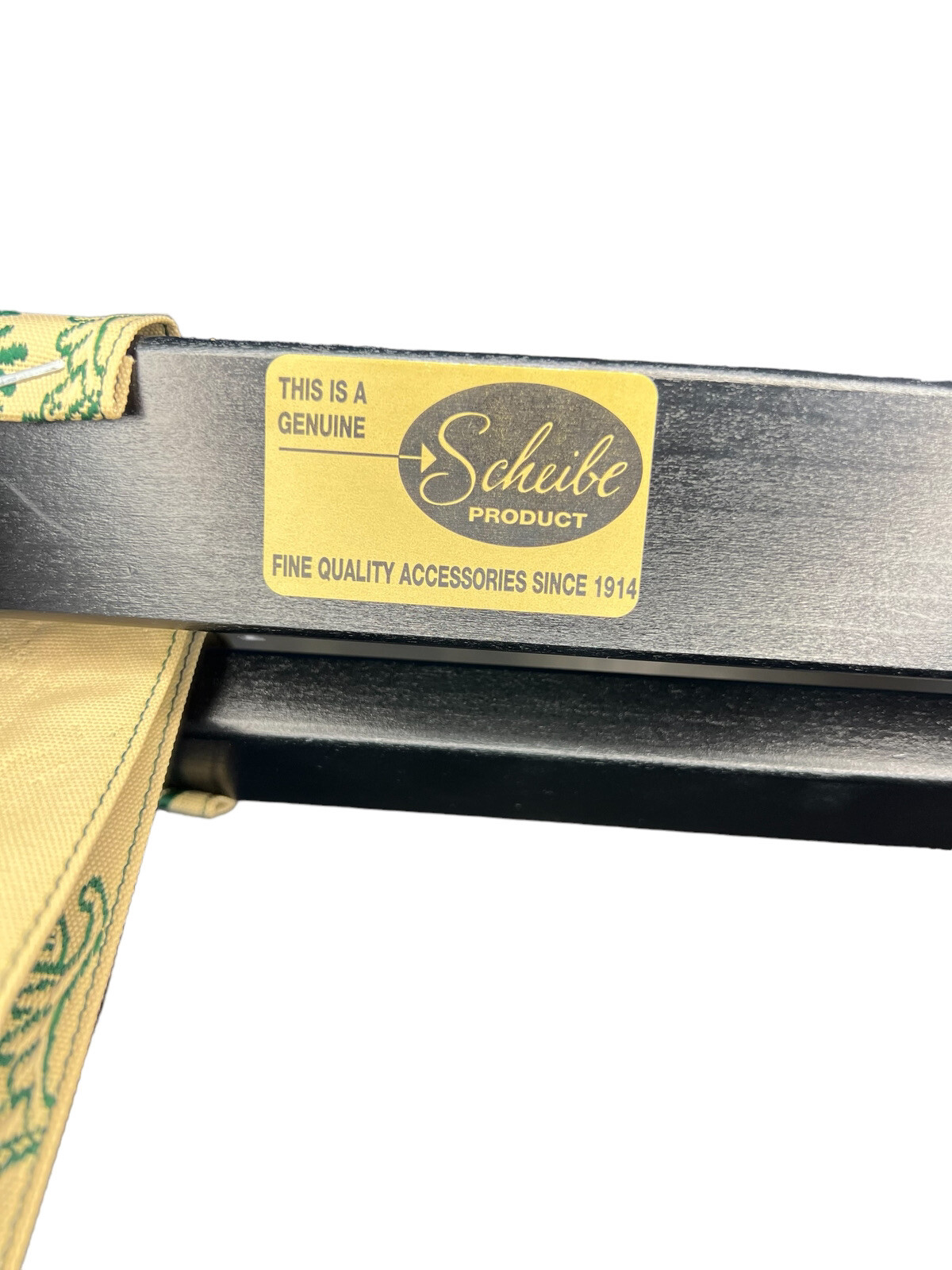 Scheibe Black Wooden Folding Luggage Suitcase Rack w/ Tapestry Straps VINTAGE eBay