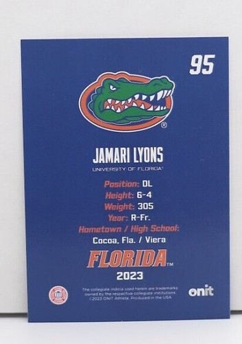 🏈🏈 GATORS ONIT University of Florida Football Pick your single card 2023 🏈 - Picture 184 of 190