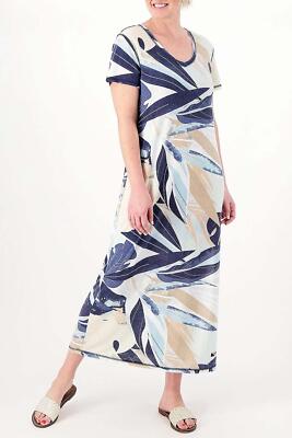 petite maxi jersey dress Women with Control Petite Como Jersey and Triple Mesh Maxi Dress