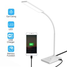 12W 72 Leds Touch Sensor Reading Lamp USB Charging Energy Saving LED Desk Light
