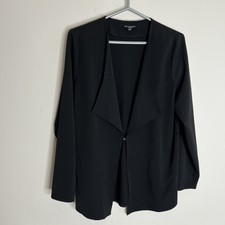 Ilse Jacobsen Jacket 14 Black Waterfall Cardigan