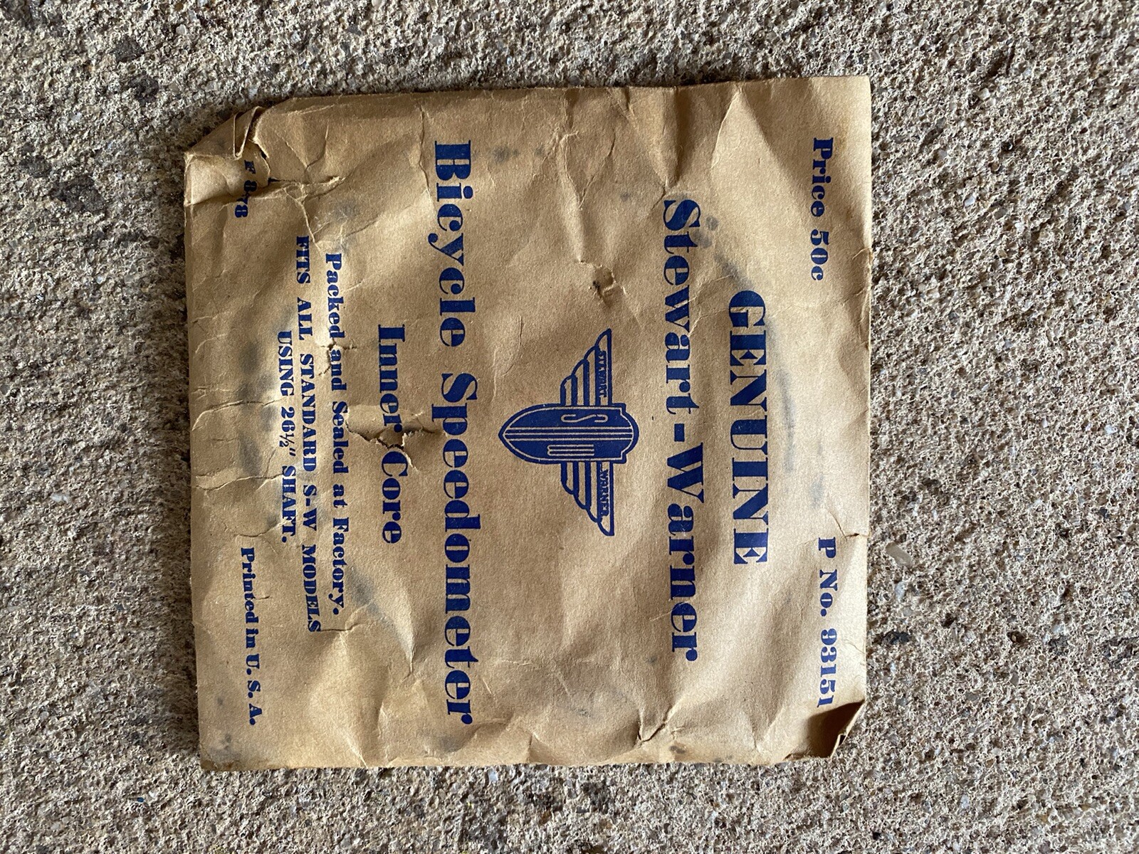 Vintage Bicycle, Stewart-Warner Inner Core Speedometer Cable