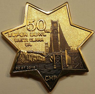 Super Bowl 50 California Highway Patrol Chips Police Challenge