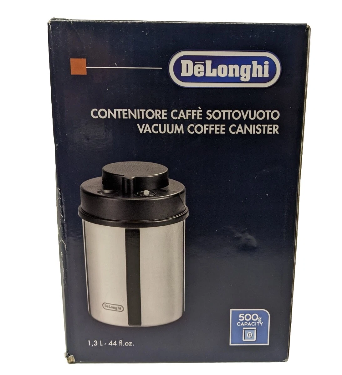 Delonghi vacuum coffee clearance canister