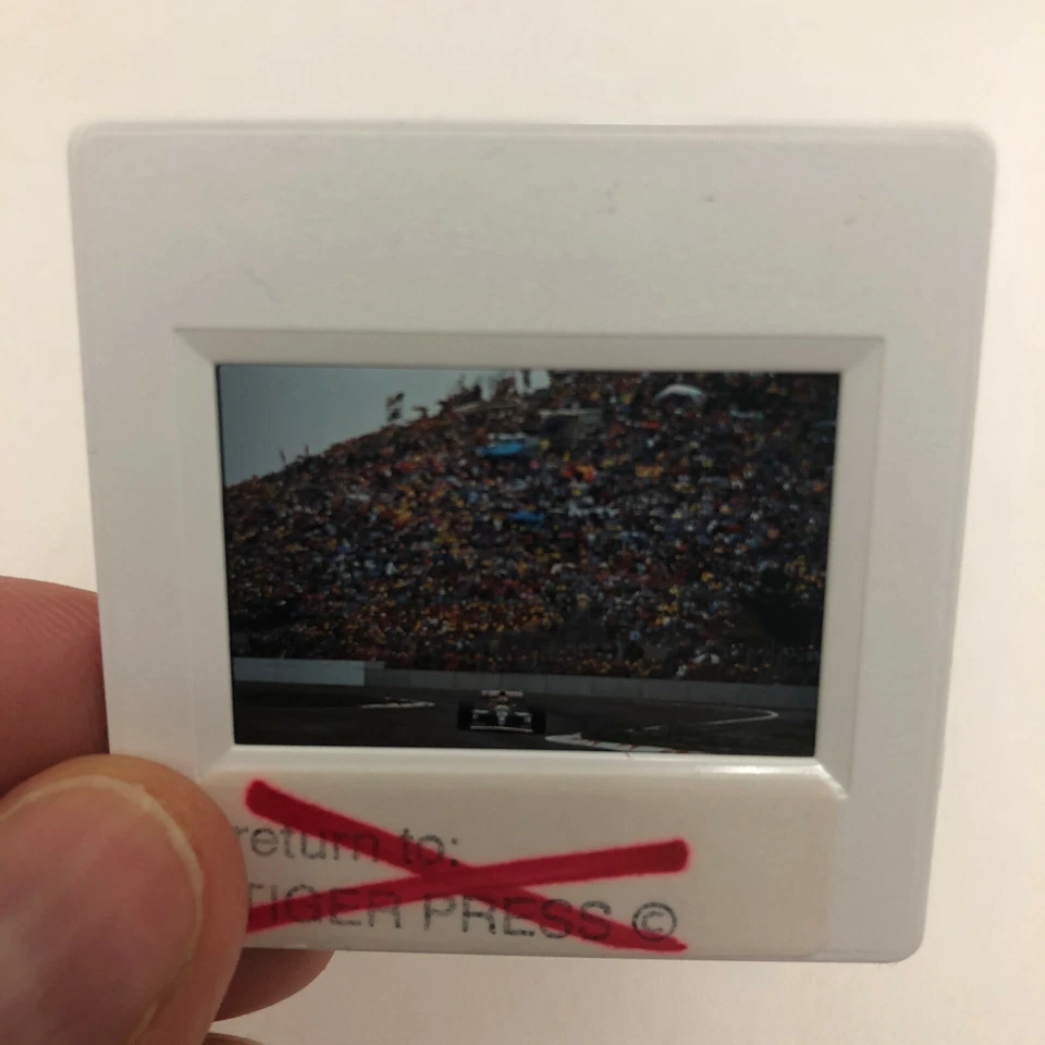 Vintage Formula One F1 Racing 35mm Slide Photo Alain Prost Williams Renault Car - Image 2 of 3