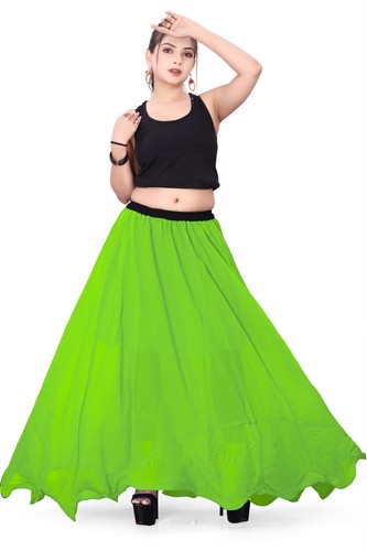 Ballet Dance Wear Half Circle skirt Belly Dance Chiffon Casual Party Wear C13 - Picture 105 of 156
