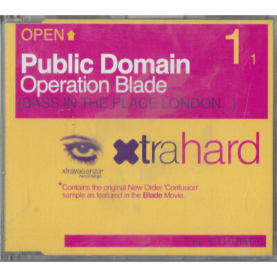 Public Domain CD 'S Single Operation Blade / Xtrahard - XTR