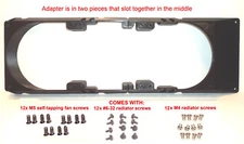 360mm Radiator to 3x 140mm Fans/Slots SIDE OFFSET Mounting Bracket Adapter Mod