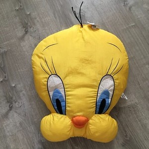 Vtg Tweety Bird Head Plush 20