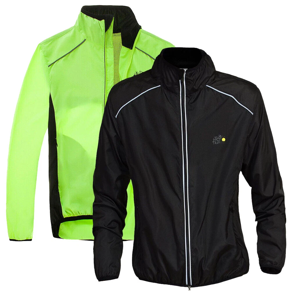 MTB Biker Cycling Jacket Mens Running Waterproof Reflective Wind Coat Rain Coat
Opens in a new windo