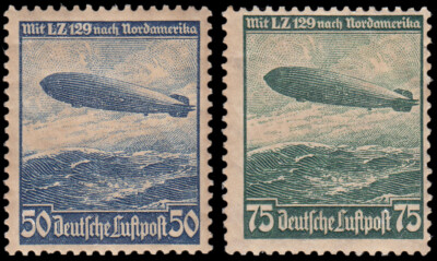 Alemania Imperio Germany Aéreo 55/56 1936 Dirigible LZ-129 Hindenburg MH