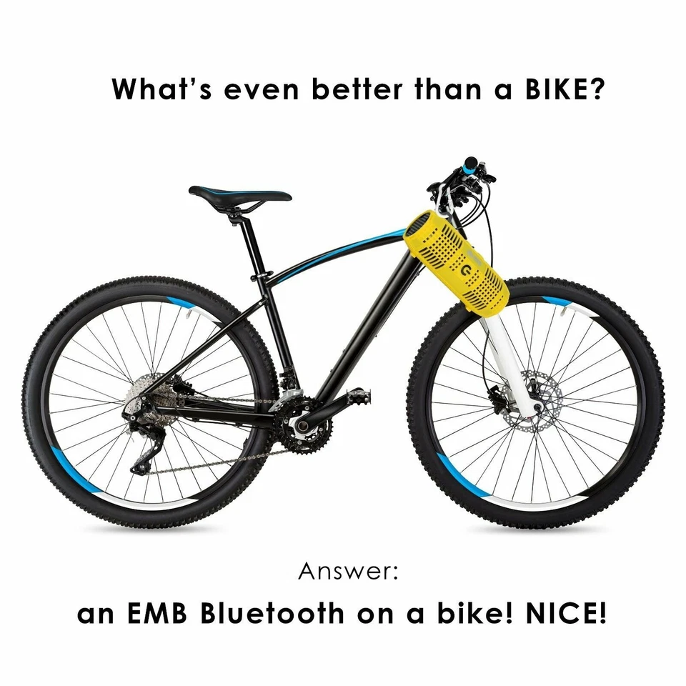 EMB Rechargeable Rugged Portable Waterproof Speaker w/ Bumping Bass , Bluetooth - Image 4 of 4