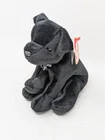 1998 Vintage Retired Ty Beanie Baby - LUKE Black Lab Dog - Plush Toy WITH TAG