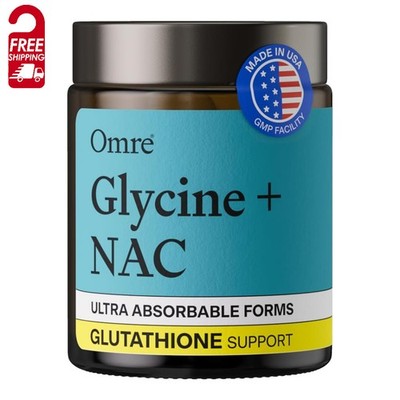 OMRE Glycine NAC Amino Acid Supplement 1000mg 500mg Free Ship