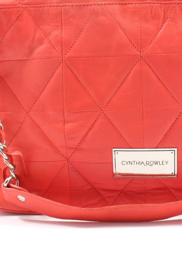 CYNTHIA ROWLEY Henkeltasche Mittel Damen Tasche rot Casual-Look - Bild 3 von 4