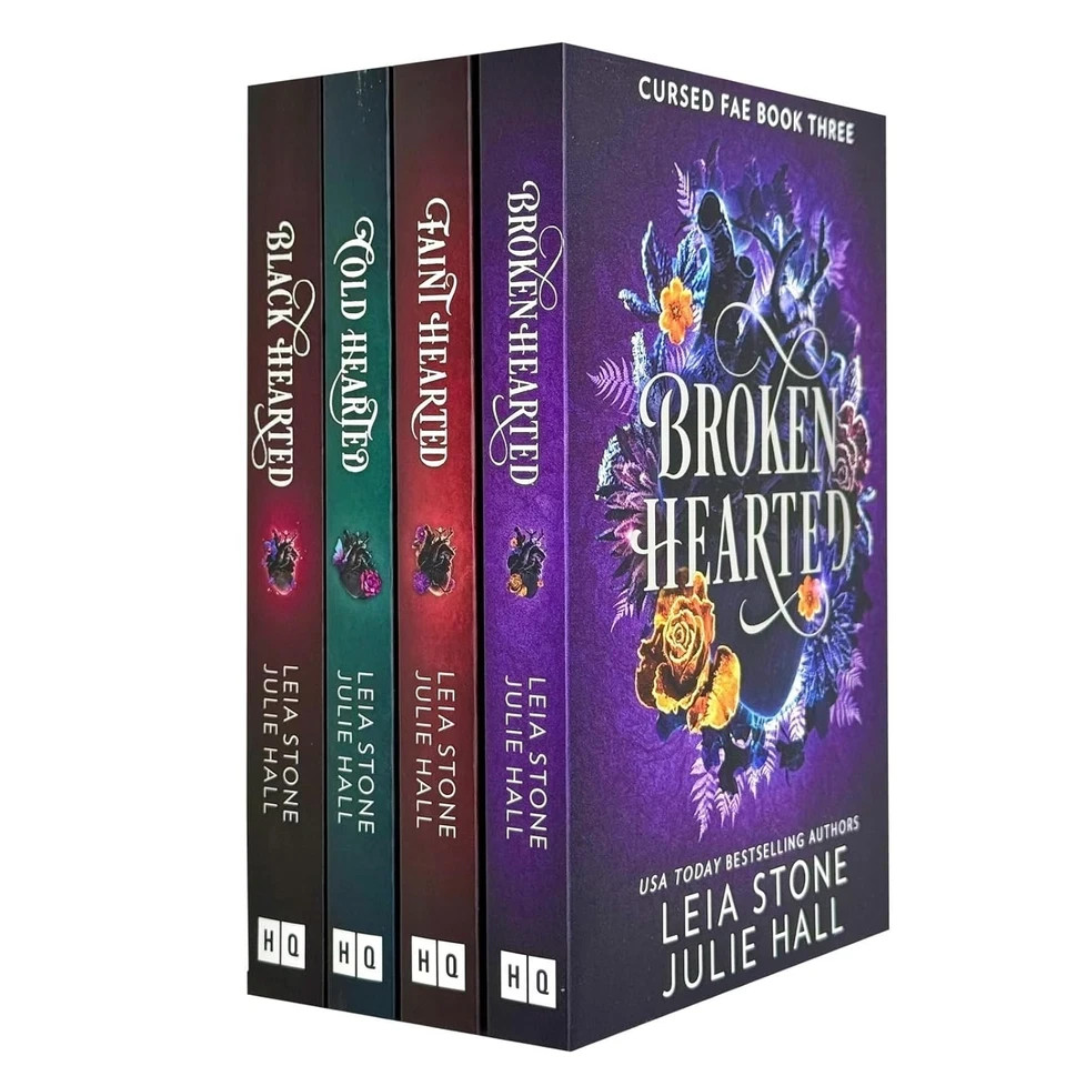 Cursed Fae Series 4 Books Collection Set By Leia Stone,Julie Hall Faint Hearted