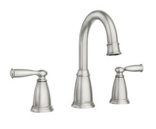 Moen Banbury WS84924SRN Widespread Bathroom Faucet Spot Resist Brushed nickel