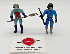 1989 Skeletor & Nocturna Vintage He-Man New Adventures Figures w Accessories