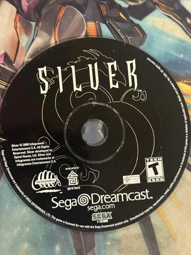 Silver (Sega Dreamcast, 2000) Game Disc Only - Tested Working