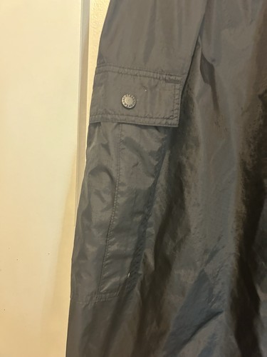 Stearns Mens Black Waterproof Rain Pants Dry Wear Drawstring Size Large Straight - Picture 2 of 6