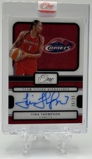 Tina Thompson 2025 Panini One And One WNBA Team Titans Purple On-Card Auto /25!