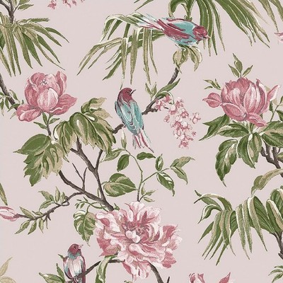 Graham & Brown Next Birds & Blooms Mauve Tapete 118255 - Zweige Schmetterlinge