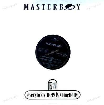 Masterboy - Everybody Needs Somebody Maxi (VG+) '*