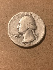 1936 P Washington Quarter - As Shown! (#1321)